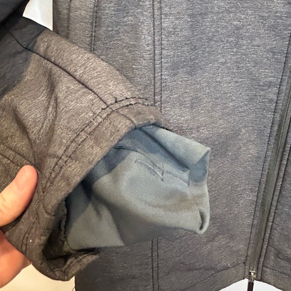 Bench Women's Everyday Long Waterproof Softshell Hooded Full Zip Jacket Grey - Picture 3 of 6